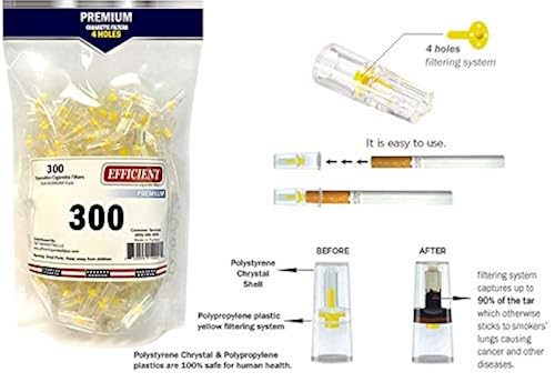 cigarette filters with holes Efficient Cigarette Filter Tips Holders 4 HOLES Extra Filtration System  Regular Size Cigarettes, Roll Your Own (Not Slim) Bulk Economy Pack (Total  300 Filters) in Kenya