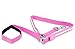 BLAZIN Light Up Dog Leash LED - 1,000 Feet of Visibility - USB Rechargeable Waterproof Glow in The Dark Dog Leash - 6 Foot, Pink