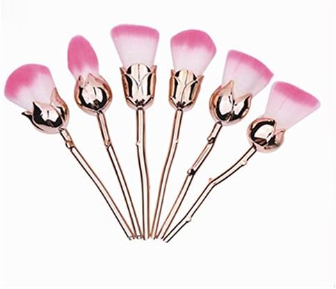 Sweetyrose Foundation Brush 6pcs Soft Nylon Bristles Beauty Make Up Kits Cosmetic Tools with Box (color 10)