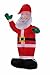 Homegear 8 ft Christmas Inflatable Santa Claus
