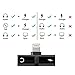 Splitter Compatible with iPhone 7, 7 Plus, 8, 8 Plus, X, iPad,iPad Pro, 2 in 1 Dual Headphone Jack Audio + Charge Cable Adapter,Work with iOS 12 or Later, Sync,Music Control