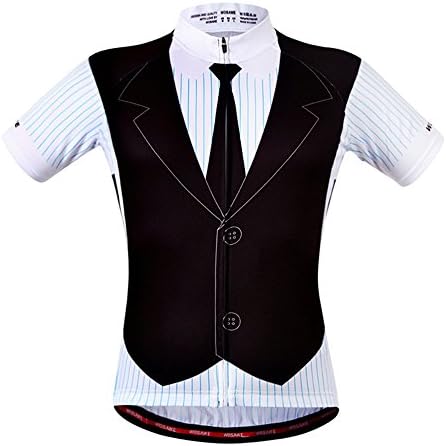 Summer Bike Shirt Top Breathable Cycle Jersey with Pockets Reflective Quick Dry Cool Sportswear S