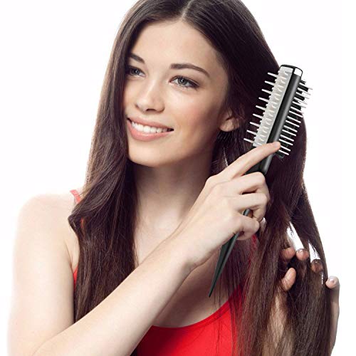 Hair Style Comb, Portable Hair Styling Comb, Hair Shark Comb Instant, Multifuncional tease Combing Brush with Shark Back Two-sided Design Instant Hair Volumizer for Hairdressing Women Men