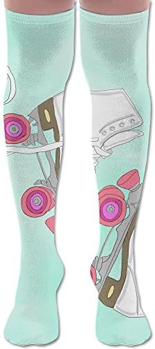 Roller Skate Camp Over Knee Socks Ventilate For Womens Stretch Long Tube Womens Socks