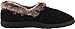 ACORN Women's Faux Chinchilla Collar Slipper , X-Large 9.5-10.5 M US,