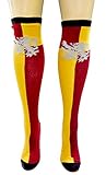 Harry Potter GRYFFINDOR Crest Maroon/Gold KNEE HIGH SOCKS