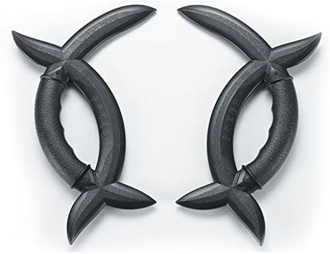 Martial Arts Black Polypropylene Full Contact Wushu Meridian Axe Couple