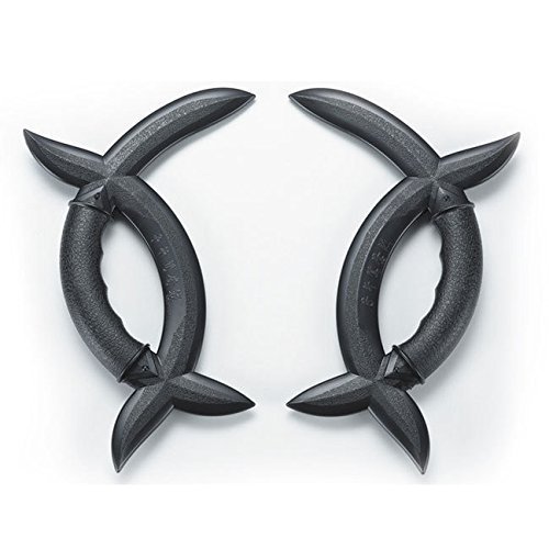 Martial Arts Black Polypropylene Full Contact Wushu Meridian Axe Couple