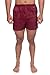 TexereSilk Men's 100% Silk Dress Boxers - Underwear for Men (Board Room, Burgundy, Large) for Him MS6102-BRG-L