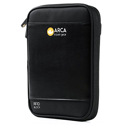 Passport holder & travel document organizer with rfid blockin…
