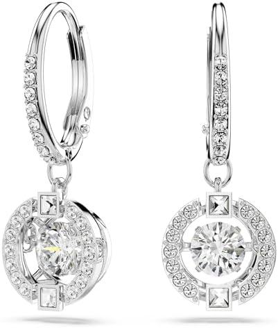 Amazon.com: SWAROVSKI Una Pierced Drop Earrings with Dancing