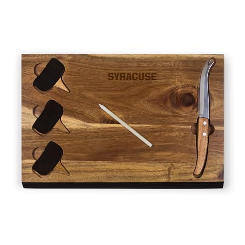PICNIC TIME NCAA Syracuse Orange Delio Cheese Board and Knife Set - Charcuterie…