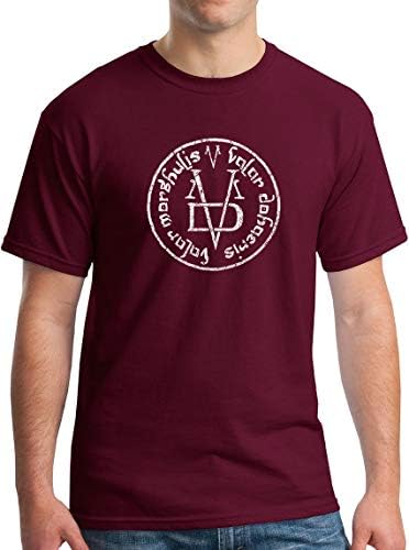 ObsidianTees Valar Morghulis T-Shirt - All Men Must Die Quote in Metallic Silver Print