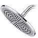 Achiotely Shower Head, 9'' Luxury Rainfall Shower Head, Adjustable Rainfall Showerhead with Self-Cleaning Nozzles, Easy Tool Free Installation