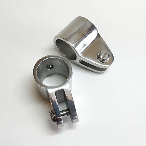 D&D Threads Plus King Marine 2 Piece Bimini Top Heavy Duty Jaw Slide Boat Marine Hardware - Fits 1 Inch Tube 316 Stainless Steel with Set Screws