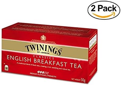 Twinings - Tè Negro - English Breakfast (50 Bolsas): Amazon.es: Alimentación y bebidas