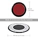 Rovtop 3 Pieces Adhesive Mounting Disk for Car Dashboards Vehicles with Windshields (Medium)