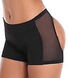 SEXYWG Women's Body Shaper Butt Lifter Tummy Control Seamless Panty,X-Large,Black