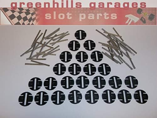 Greenhills Tinned Copper Braids x 50 & Braid Plates x 25 for Scalextric - NEW - G2070