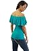 PattyBoutik Women Flutter Off Shoulder Blouse