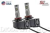 9012RAM SL1 Cool White LED Headlight Bulbs w/Anti-Flicker Modules (pair)