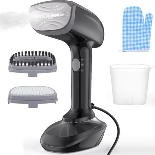 300ml Vaporizador para Ropa,2000W 2 en 1 Alta Potencia Planchas de Vapor para Ropa,Vaporizador de Mano para Planchar y Eliminar Arrugas,con Placa de Cerámica de Calentamiento Rápido Hogar y Viaje