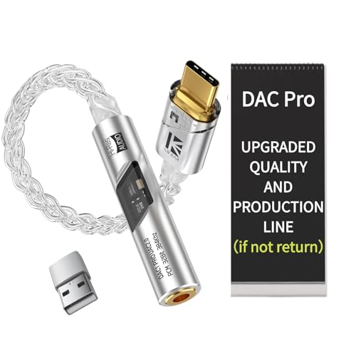 USB C Audio Adapter with Headphone Amplifier