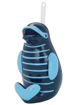 WENKO WC-Bürste Delfin - Keramik - blau - Toilettenbürste - Klobürste - WC Garnitur