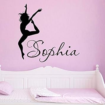 Sophia Tanz Diy Vinyl Wand Aufkleber Wohn Und Schlafzimmer Kinderzimmer Zu Hause Dekorativ Wandgemalde Wasserdicht Kunst Tapete Amazon De Baby