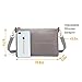Galaxy Wolf Women Leather Crossbody Bag,Clutch Purse Shoulder Bag for Travelling Grey