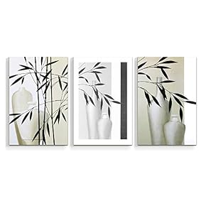 Canvas Wall Art Abstract Watercolor Vases...