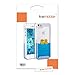 kwmobile Hardcase Compatible with Apple iPhone SE (1.Gen 2016) / 5 / 5S - Phone Case with Liquid - Rubber Ducks, Yellow/Blue/Transparent