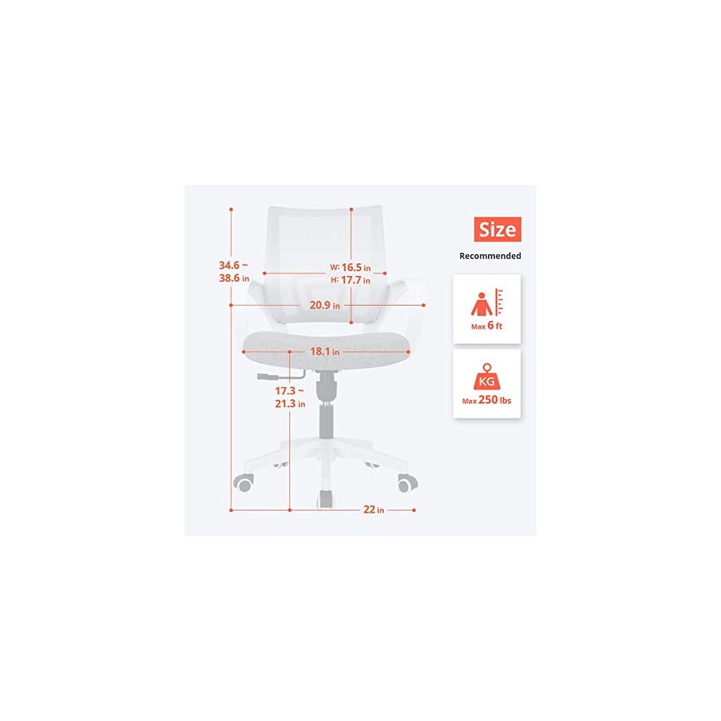 NEO CHAIR Office Chair Computer Desk Chair Gaming Ergonomic Mid Back