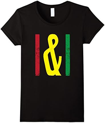 Womens Rasta T Shirt Gift for Rastafarian Reggae Fan XL Black