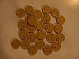 Lego Pirates of the Caribbean Gold Coin Treasure Parts Accessory (Lot of 25)