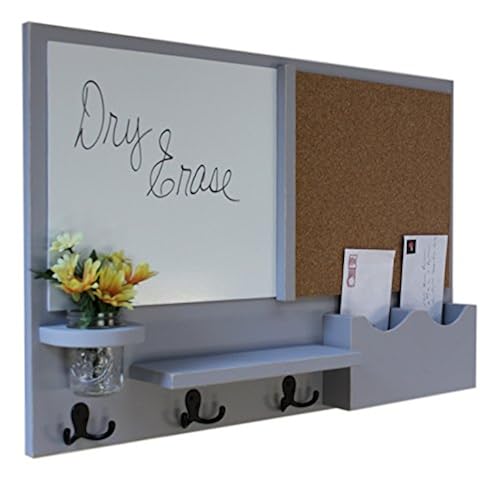 Legacy Studio Decor Message Center with White Board Cork Board