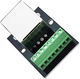 PENGLIN 2pcs RJ45 Ethernet Single Female Adapter 2.54mm Pitch Shielded Network view 2