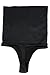 ShaperQueen 102 THONG - Womens Waist Cincher Body Shaper Trainer High-Waisted Girdle Faja Tummy Control Panty Shapewear (S, Black)