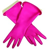 Casabella 46050 Premium Waterblock Gloves, Medium, 1-Pair, Pink