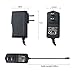 (2 Pack) 5V 2A Power Supply Adapter, BOLWEO AC 100-240V to DC 5V 1A Adaptor Cord Compatible with Baby Monitor,TV Box, Speaker, Camera,Audio/Video, 5V Router, DC Jack Barrel 5.5mmx2.1mm