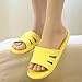 Jiyaru Unisex Floor Slippers Anti-slip Home Shoes Bath Slipper Yellow 41 US8