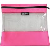 Lyle Seeyourstuff Clear Storage Bag, 10 by 11-Inch, Pink