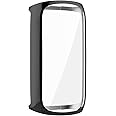 TenCloud Screen Protector Case Compatible with Fitbit Luxe Smartwatch Accessories Covers Scratched Resistant Full Protective Cover for Luxe (Black)