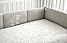 Levtex Home Baby Ely 4 Piece Crib Bumper Set, Grey