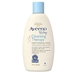 Aveeno Baby Cleansing Therapy Moisturizing Wash, 8 Ounce (Pack of 2)