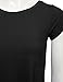 DRESSIS Women's Round Neck Short Sleeve Flared Flowy Tunic Dress