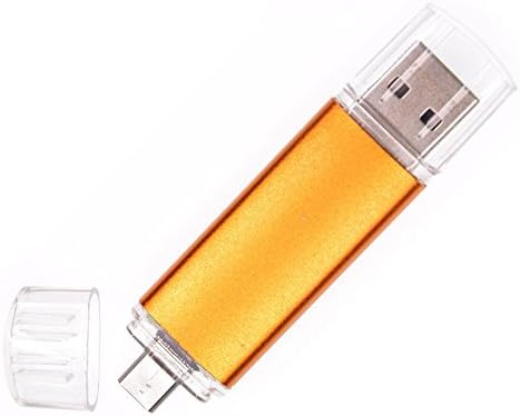Uactor 1pcs 32GB OTG Micro USB 2.0 Flash Drive 2 in 1 32G Memory Stick Pen Thumb Shaped for Cell Phones &amp; Tablet PCs Yellow