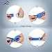 JBM Yoga Block Plus Strap with Metal D-Ring Yoga Brick Cork Yoga Block 6 Colors - High Density EVA Foam Yoga Block to Support and Deepen Poses Odor-Resistant