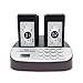 NOLAS Corum Restaurant Call Coaster Pagers/Guest Waiting Pager/Wireless Paging System with Charging Dock and Transmitter (Available in 10/16/24/32/48/64/80/96 Units) (1-16)