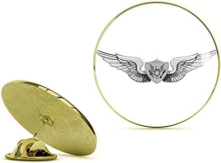 HOF Trading Gold U.S. Army Aircrew Wings Window Gold Lapel Pin Tie Suit Shirt Pinback